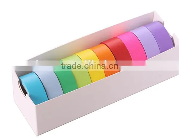 Solid Colorful Washi Deco Planner Tape photo-3