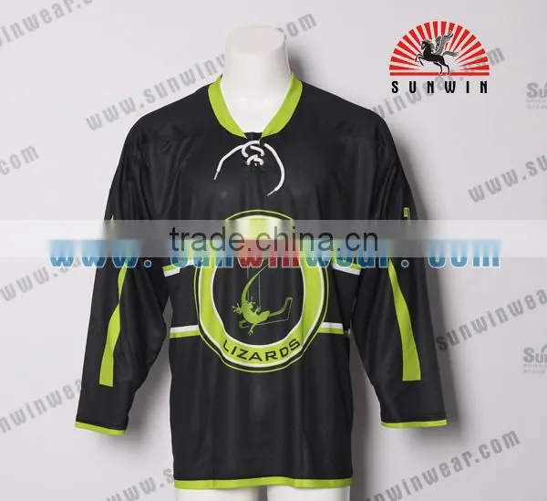 Goalie Cut Custom Sublimated Ice Hockey Jersey Wholesale photo-4
