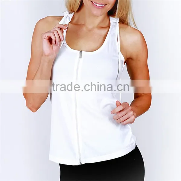 2016 Guangzhou Colorful Fashion Latest Women 100% Polyester Zipper Ladies Long Tops For Leggings photo-5