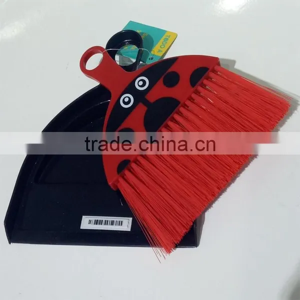 Plastic Brooms for Household, Hand Brooms With Dust Pan photo-3