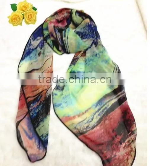 PRINTED POLYESTER SCARF photo-3