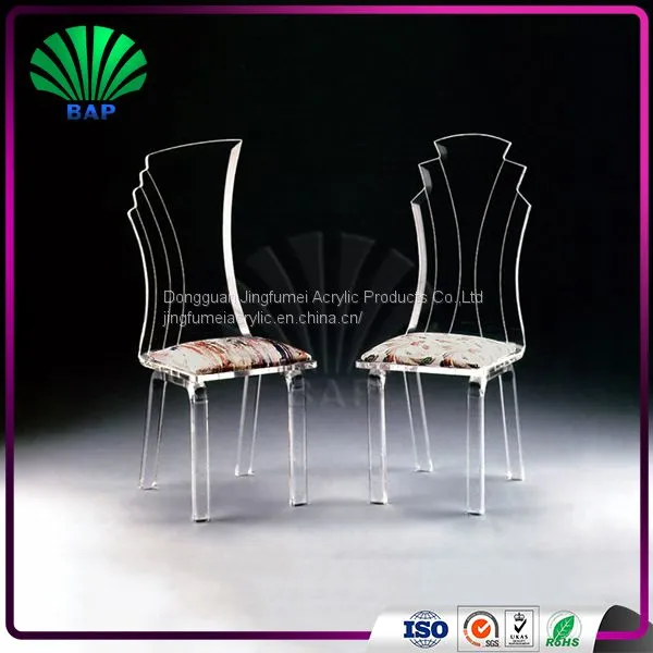 Manufacturer Wedding Chair Acrylic Dining Chair Fabric Cover Chair photo-3