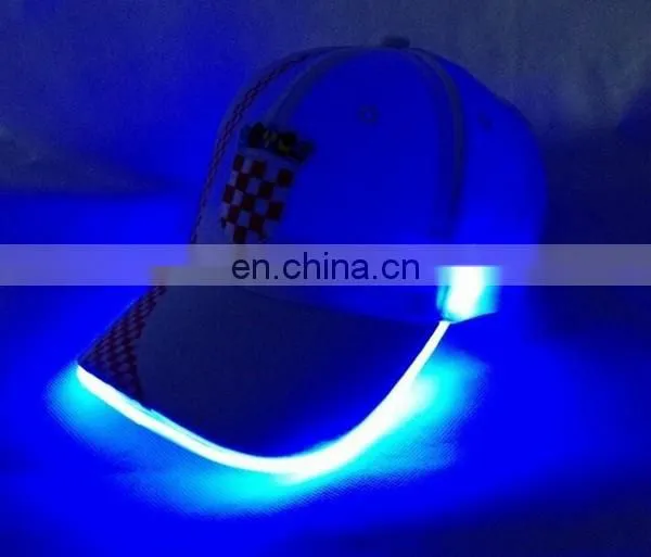 China Supplier Led Light Caps With Led Light Bar Flat Embroidery Design For Full Cap Wholesale photo-2