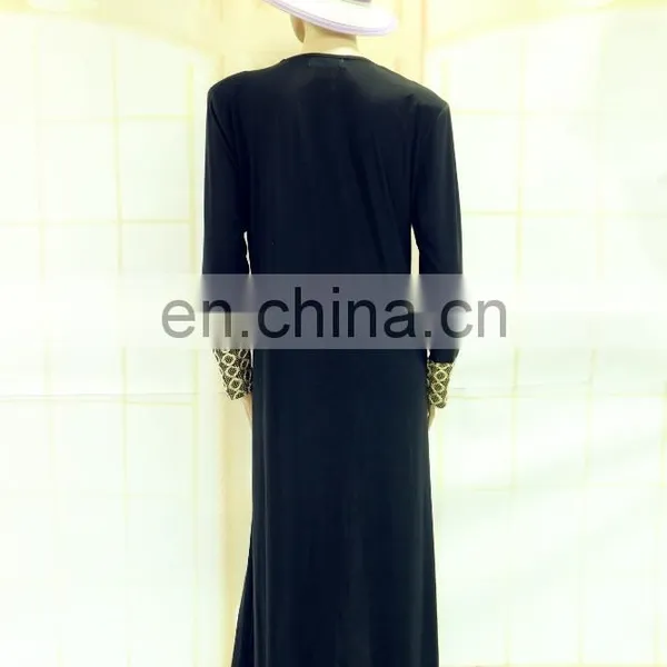 2016 Simple Kaftan Designer Muslim Abaya Dress photo-3