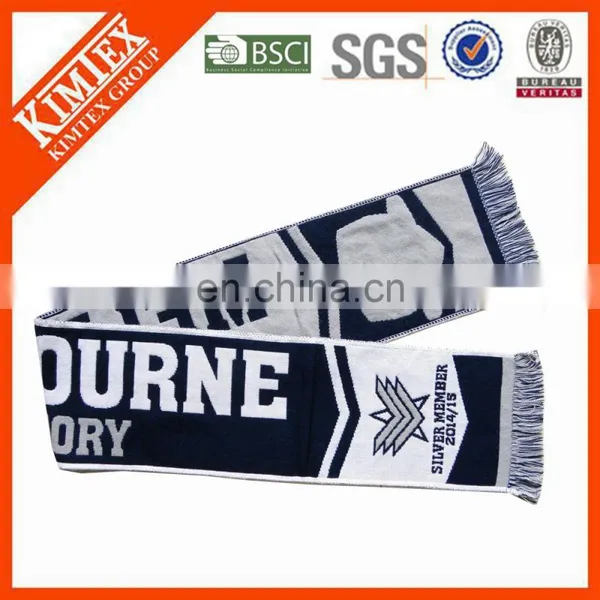 Wholesale Custom Winter Acrylic Football Woven Scarf photo-3