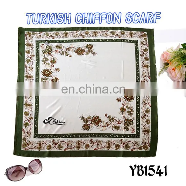 2016 China Shaoxing Top Fashion New Style Digital Print Polyester Turkish Yarn Scarf Made in Factory Hot Sell Ladies Shawl
