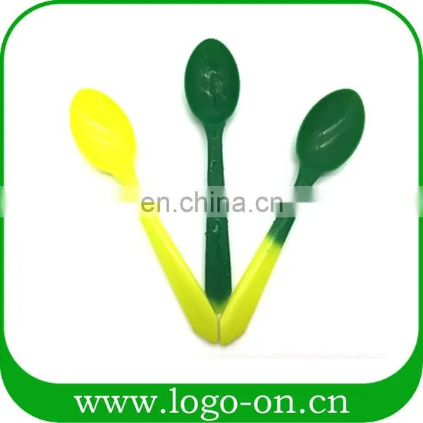 2017 Fashion Round Ice Cream Plastic Baby Spoon photo-2