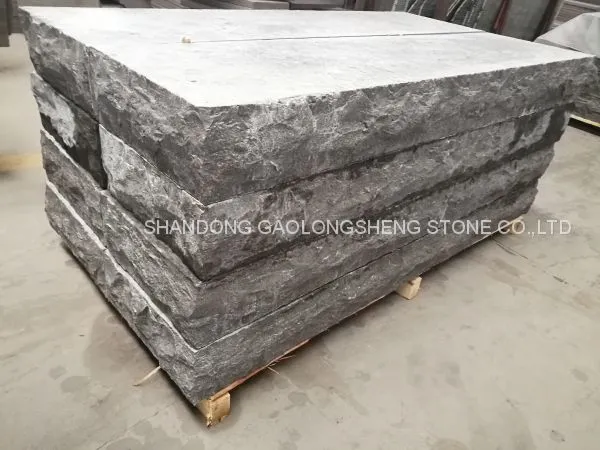 Blue Limestone Flaggings Steps, China Blue Limestone, Grey Blue Limestone Wall Coverings Claddings,blue Limestone Worktops photo-3