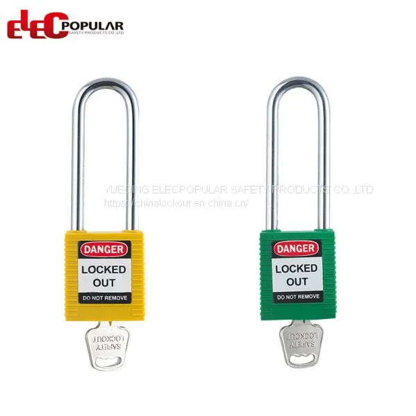 76mm Stainless Steel Shackle Safety Padlocks EP-8551~EP-8554 ABS Safety Padlock photo-3