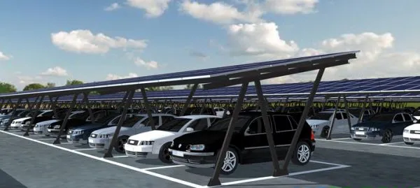 Charge Electric Vehicles Car Park Solar Canopies Commercial Solar Carport photo-3
