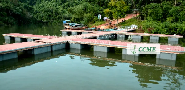 Floating Dock With Deck Accessories Aluminum Frame