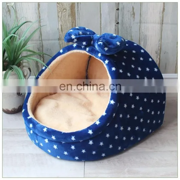 Cute Pet Bed and Cat Cave With Creative Shape Warming Bed Soft Plush Pet Bed for Indoor Cats or Small Dogs photo-3