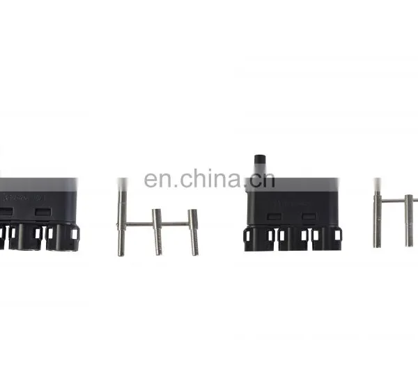 High Current and Voltage Solar T Branch Connector PV 3 in 1out Plug photo-3