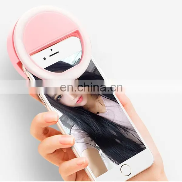 Customized Logo Cellphone LED Selfie Ring Light 36 LED Universal Ring Mounted for Smartphones photo-2