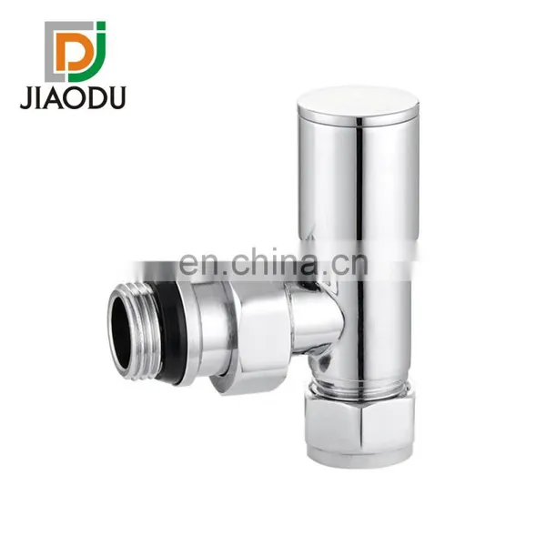 JD-232P-J 1/2" 15mm Brass Thermostatic Wooden Retro Radiator Valve for Underfloor Heating System photo-6