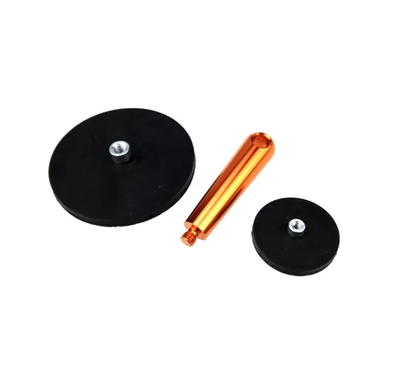Neodymium Rubber Coated Pot Magnet With Screw Holding Base photo-4