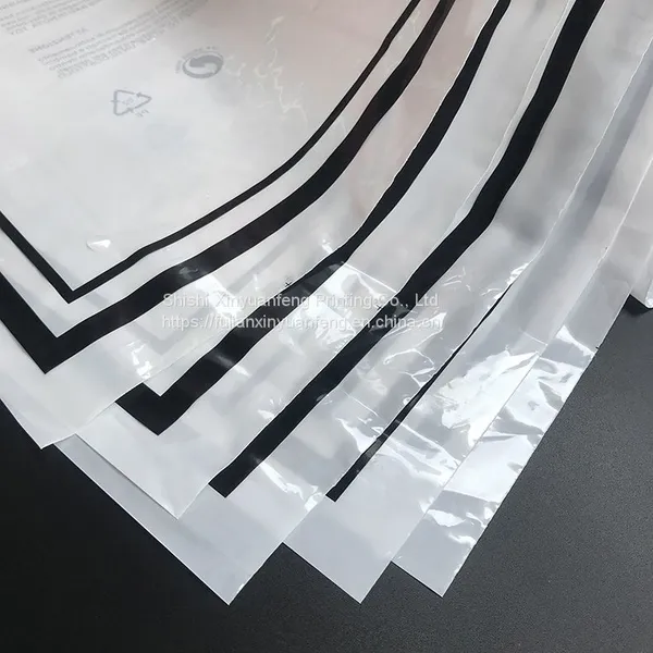 Custom Pe Cpe Plastic Packaging Bag With Zipper for Clothing photo-5