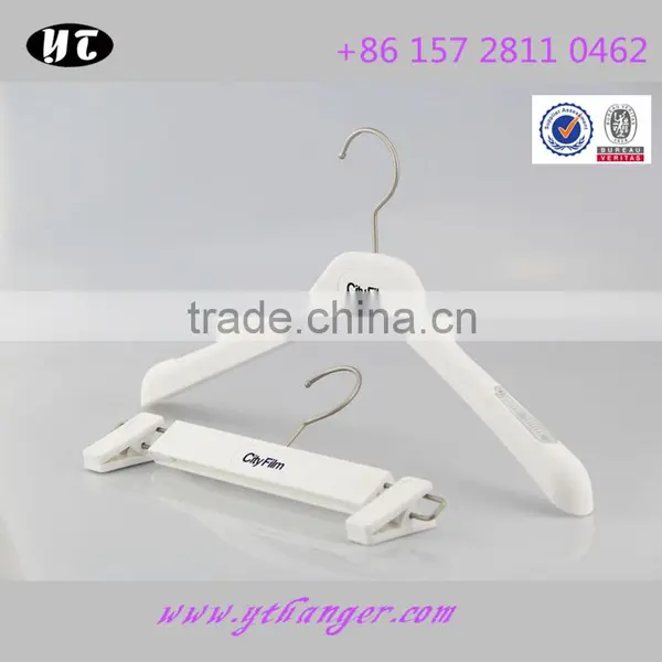 High Quality Plastic Hanger Anti-slip Rubber Hanger and Pants Hanger for Suits photo-4