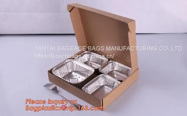 Airline Disposable Aluminium, Aluminum Foil Container for Food Packaging, Kitchenware, Tableware, Disposable, Takeaway photo-5