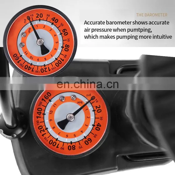 Foot Pump Mountain Bike Bicycle Electric Bicycle Pedal Air Pressure Gauge Air Pump Pump photo-4