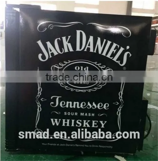 Glass Door Small Drinks Showcase, Beer Mini Fridge, Beverage Chiller photo-3