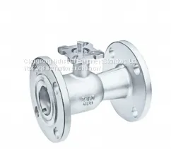 1 Piece Straight Mounted High Platform Type Flange Ball Valve
