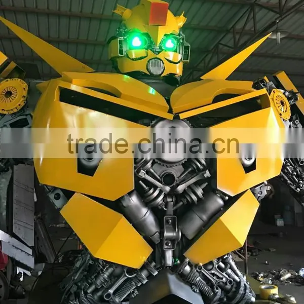 Large Modern Famous Arts Iron Sculpture for Outdoor Decoration 6 Meters High Bumblebee photo-2