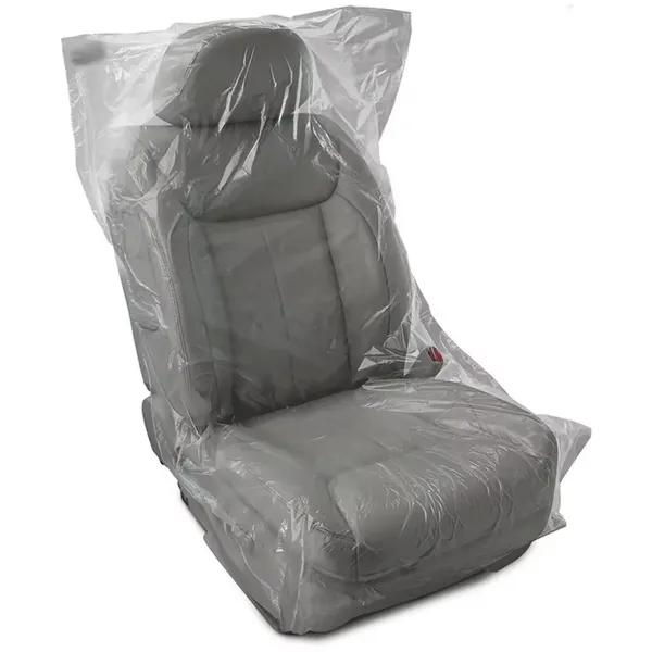 Car Disposable Universal Plastic Seat Covers for Car, Airplane, Restaurant, Bus Seats, Salon Chairs photo-3