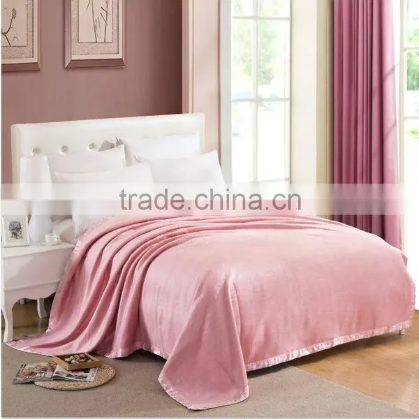 High Quality Pure Dyed Royal Velvet Silk Touch Blanket photo-4