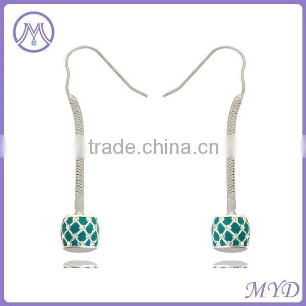 European Style Beaded Drop Earrings