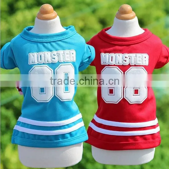 Sport Shirt Factory Supply Dog Dresses for Teddy Poodle
