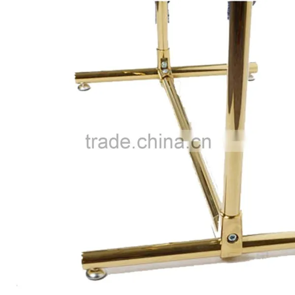 Fashional Metal Titanium Gold Clothes Display Stand Clothes Display Holder photo-4