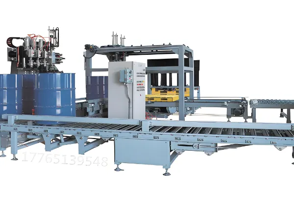 Large-Capacity 200L IBC Rocker Arm Chemical Liquid Filling Machine With Stainless Steel Construction for Lubricating Oil photo-3