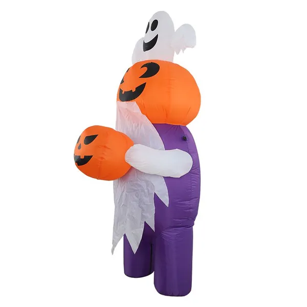 Inflatable Grim Reaper With Inflatable Haunted House – Spooky Halloween Display photo-4