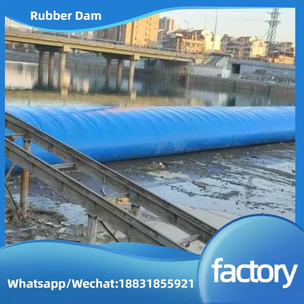 Water Filled Rubber Dam Barrier, Inflatable Flexible Membrane Dam for Irrigation and Landscape photo-2
