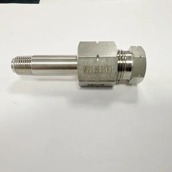 316L Stainless Steel Cylinder Fitting for Oxygen Nitrogen Gas Cylinders