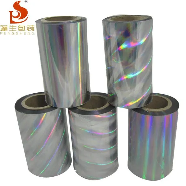 Thermal Holographic Transparent Lamination Film for Laminated Paper Board Make Boxes