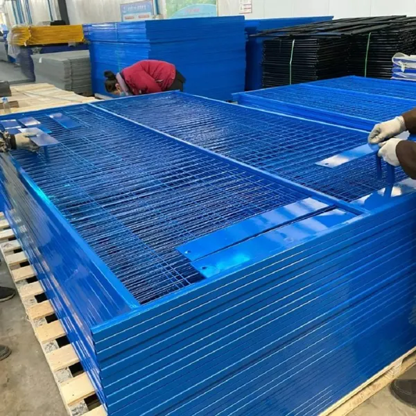 Heavy Duty Galvanized Welded Wire Outdoor Portable Canada Temporary Fence Panel for Construction Site photo-3