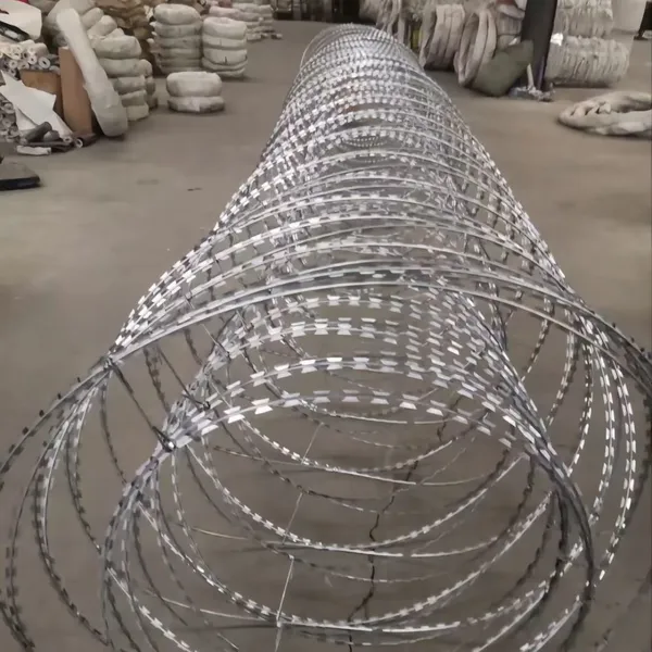 Stainless Steel Razor Wire Galvanized Concertina Razor Wire Flat Razor Wire for Security Fencing photo-4