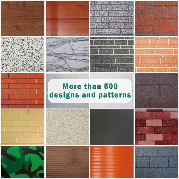 PU Container House Wall Panel 16mm Insulation Metal Siding Wall Panel photo-5