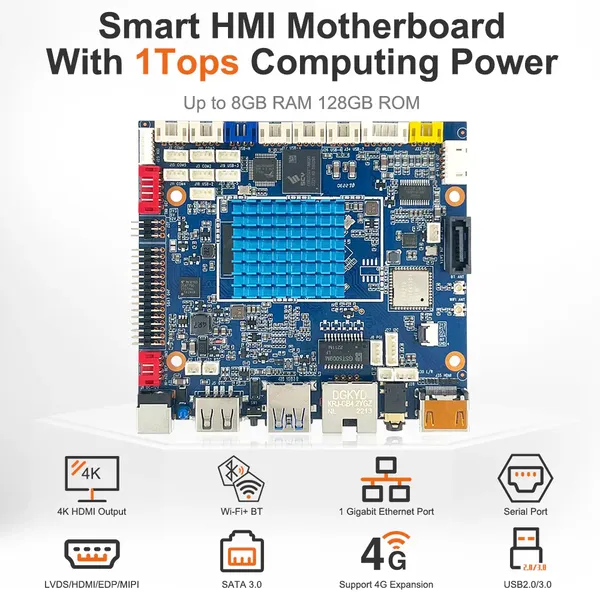 7″ Open Frame Android Panel PC RK3566 – Industrial Embedded Display Platform | H-3566 photo-4