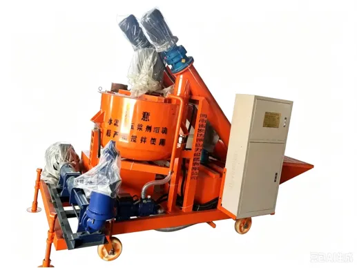 Vacuum Grouting Equipment With Duct Evacuation for Long Tendon Runs