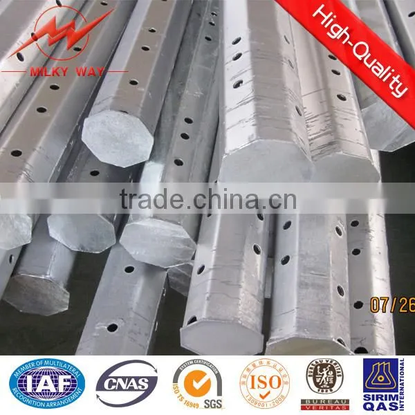132kv Steel Tubular Pole for Transmission Power Line photo-3