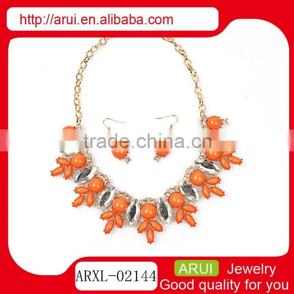 Bulk Colored Stones Choker Necklaces 2016 Crystal Statement Necklace photo-2