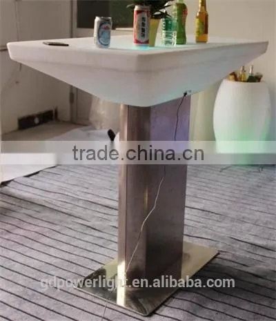 PE Plastic Big Bar Table With LED Light and Remote 120110E photo-3