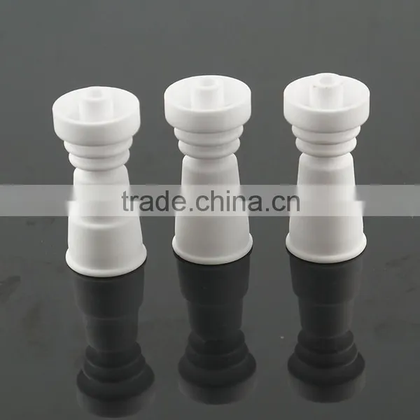 Hot Selling in USA 12mm 14mm & 19mm GR2 Domeless Titanium Nail Titanium Domeless Smoking Nail Oil Baseball Hat Carb Cap photo-3