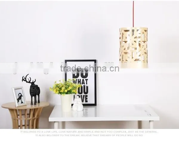 LED Pendant Light JK-8005B-22 Home Indoor Lighting Wooden Frame Fancy Industrial Hanging Pendant Light photo-5