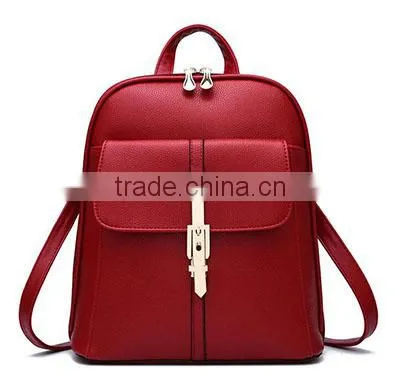 Leisure Shoulder School Backpack Korean Women Fashion Bag photo-3