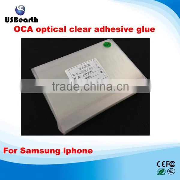 50pcs/lot 4 Inch OCA Optical Clear Adhesive Double-side Glue Tape for IPhone Samsung for Mit for Formitsu