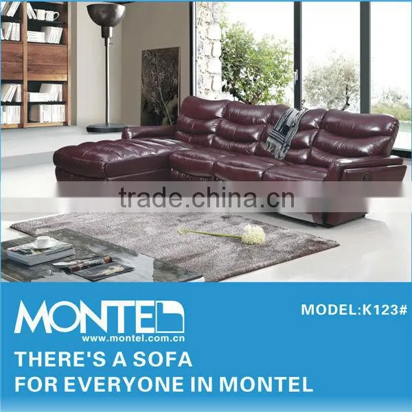 Germany Living Room Leather Sofa Set photo-3